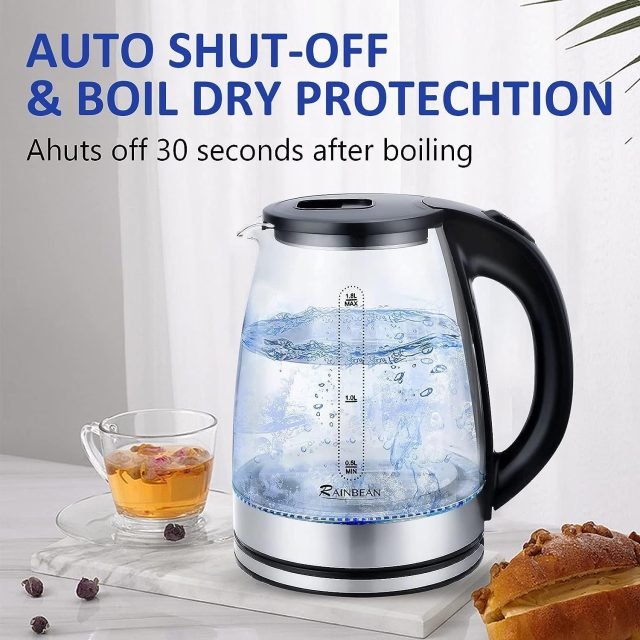 NG SOLUTIONS PRODUCTS-Electric Kettle Water Boiler, 1.8L