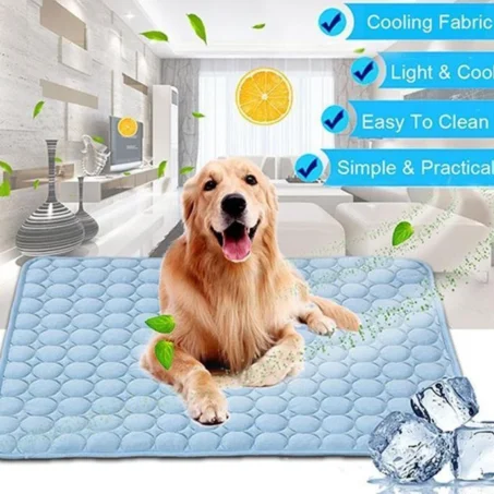 NG SOLUTIONS PRODUCTS - Pet Dog Cat Ice Silk Cold Nest Pad For Cooling In Summer