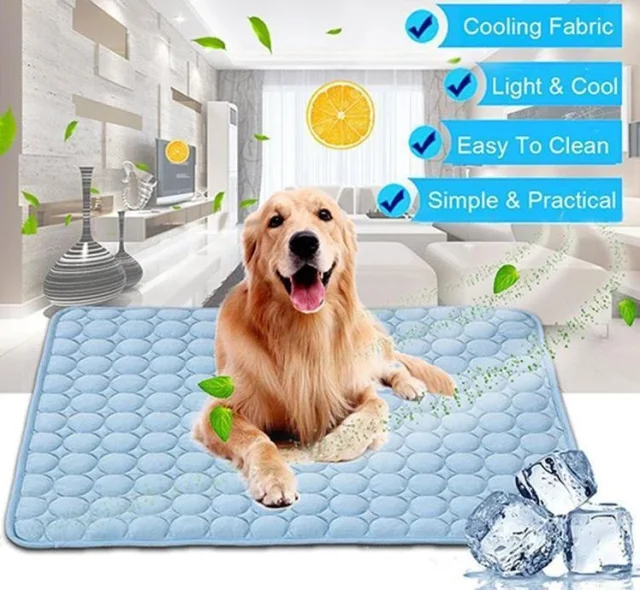 NG SOLUTIONS PRODUCTS - Pet Dog Cat Ice Silk Cold Nest Pad For Cooling In Summer