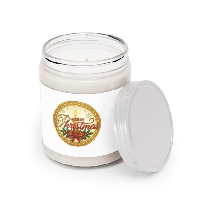 Scented Soy Candles with White Lid, 9oz - Image 2