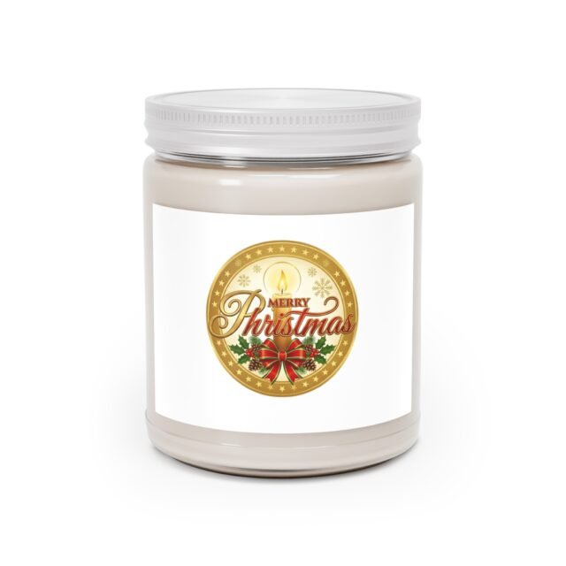 Scented Soy Candles with White Lid, 9oz