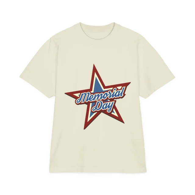 NG SOLUTIONS PRODUCTS - Unisex Garment-Dyed Drop-Shoulder T-Shirt Memorial Day