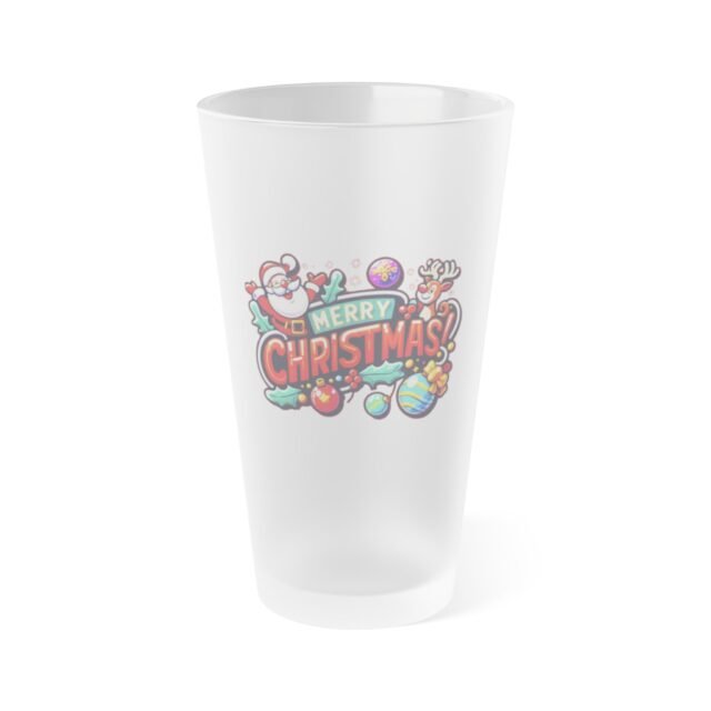 Frosted Pint Glass, 16oz