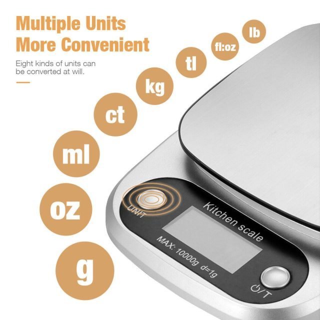 NG SOLUTIONS PRODUCTS-Multifunction Kitchen Scale Stainless