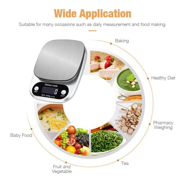 NG SOLUTIONS PRODUCTS-Multifunction Kitchen Scale Stainless