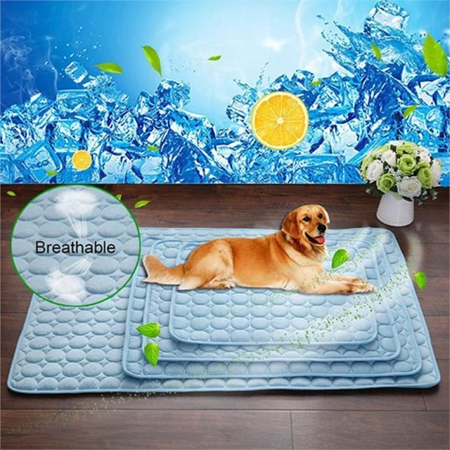 NG SOLUTIONS PRODUCTS - Pet Dog Cat Ice Silk Cold Nest Pad For Cooling In Summer