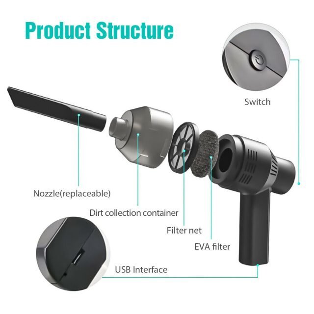 NG SOLUTIONS PRODUCTS - USB Keyboard Vacuum Cleaner