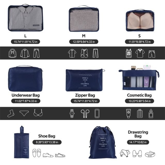 NG SOLUTIONS PRODUCTS - Home Fashion Simple Solid Color Storage Bag