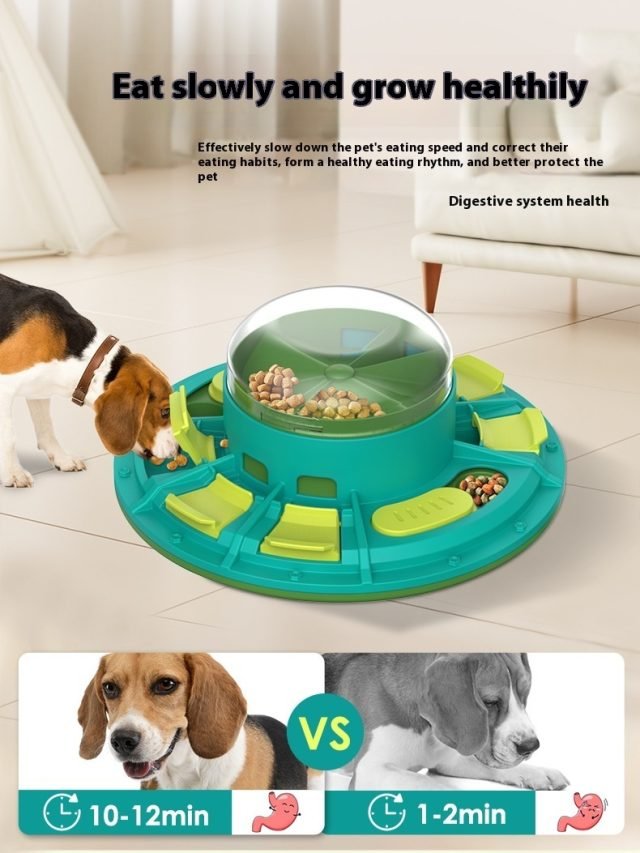 NG SOLUTIONS PRODUCTS - Interactive Dog Puzzle Toy To Improve IQ And Slow Feeding Suitable For Pets Of All Sizes Nutritious Suitable For Pets Non-Electric Plastic Pet Game Pet Products