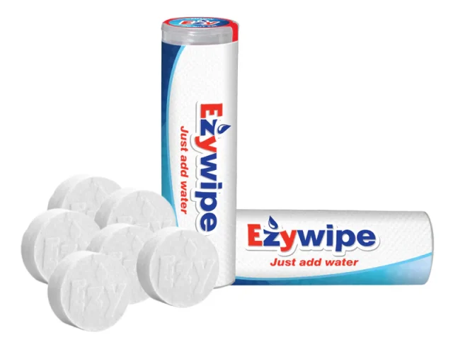 NG SOLUTIONS PRODUCTS-Ezywipe Waterproof Expandable 8 Wipes Reusable