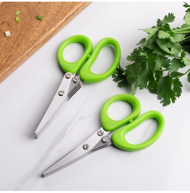 NG SOLUTIONS PRODUCTS-Multifunctional Green Onion Scissors Stainless