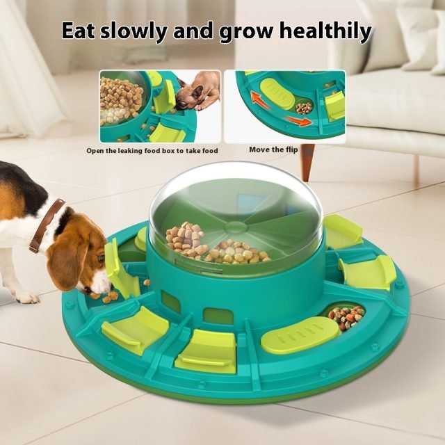 NG SOLUTIONS PRODUCTS - Interactive Dog Puzzle Toy To Improve IQ And Slow Feeding Suitable For Pets Of All Sizes Nutritious Suitable For Pets Non-Electric Plastic Pet Game Pet Products
