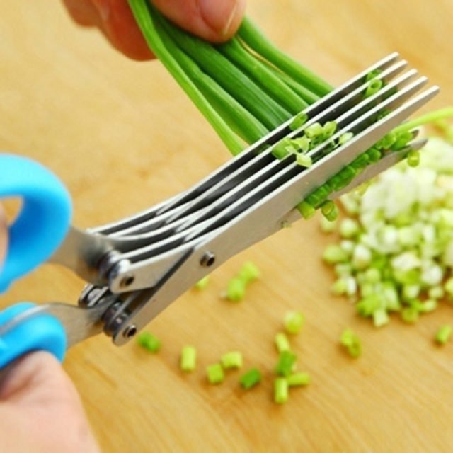 NG SOLUTIONS PRODUCTS-Multifunctional Green Onion Scissors Stainless