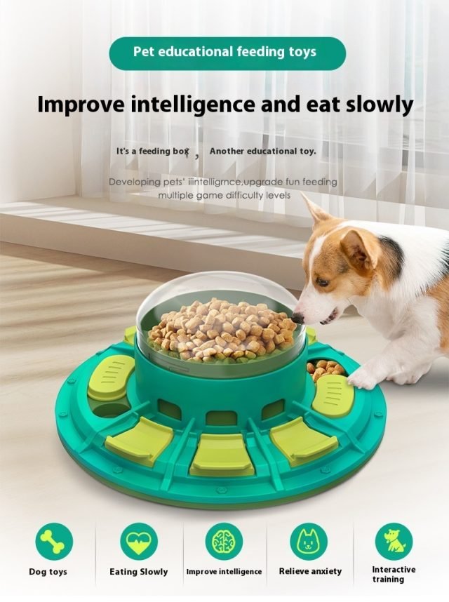 NG SOLUTIONS PRODUCTS - Interactive Dog Puzzle Toy To Improve IQ And Slow Feeding Suitable For Pets Of All Sizes Nutritious Suitable For Pets Non-Electric Plastic Pet Game Pet Products